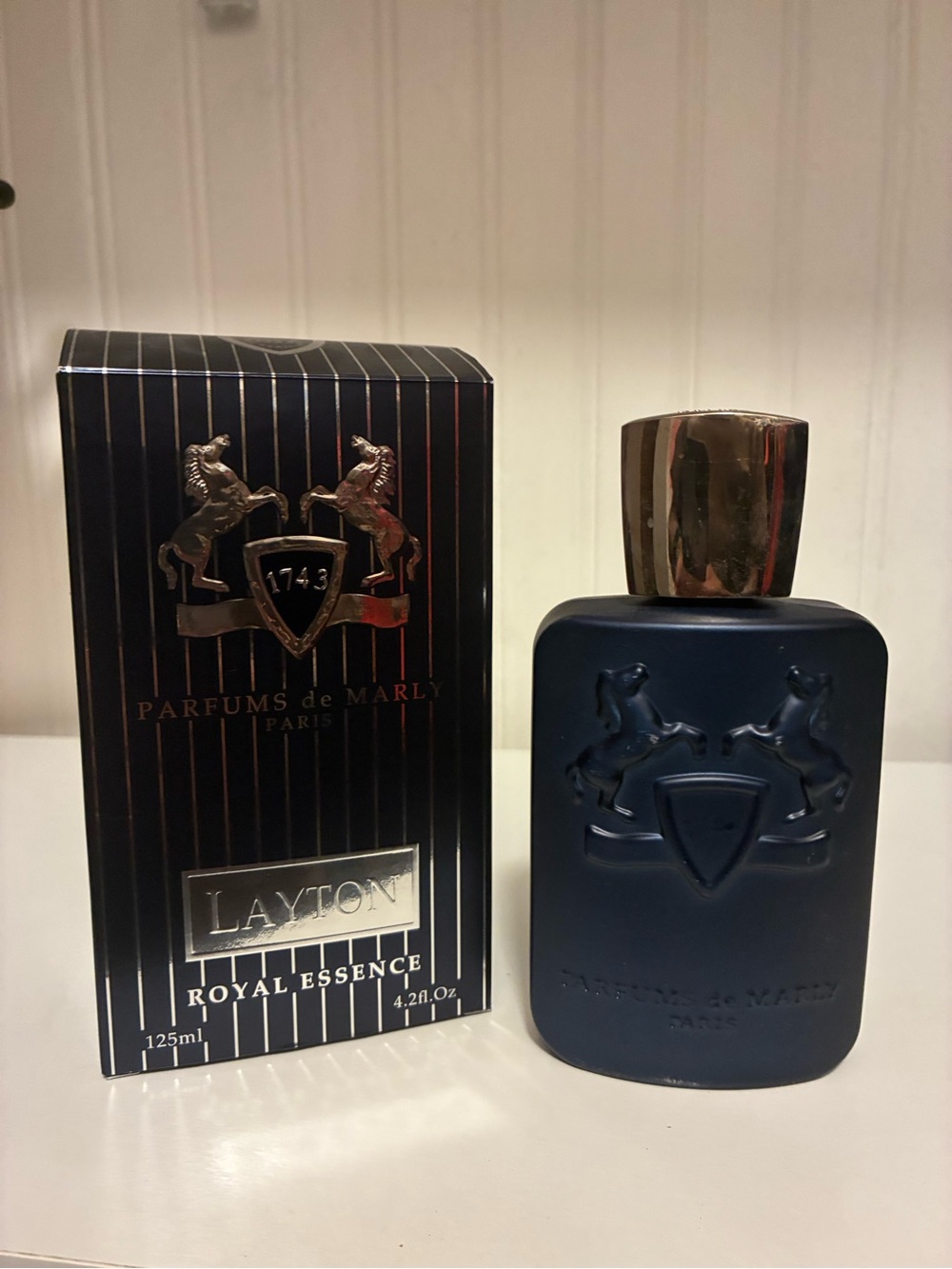Parfumes De Marley (Layton) EMPTY bottle and box